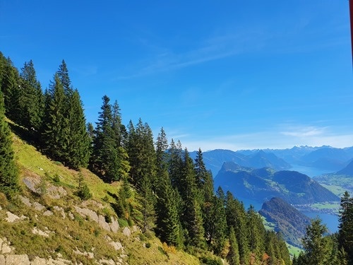 Heading up to Mt Pilatus