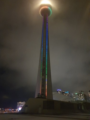 View onto the CN Tower