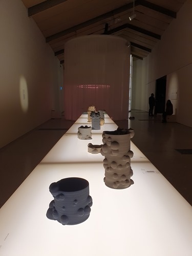 3D prints in clay of sleep cycles