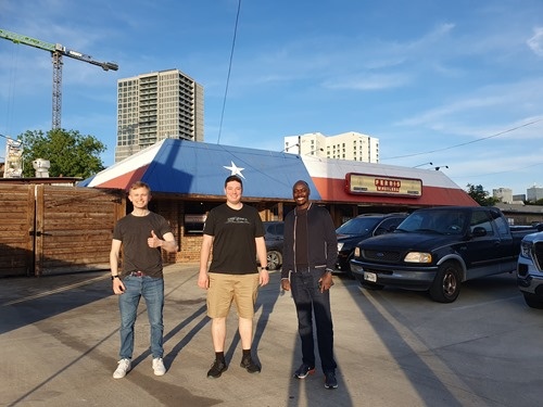 Tom, Liviu and Tony, ready for Ferris Wheelers