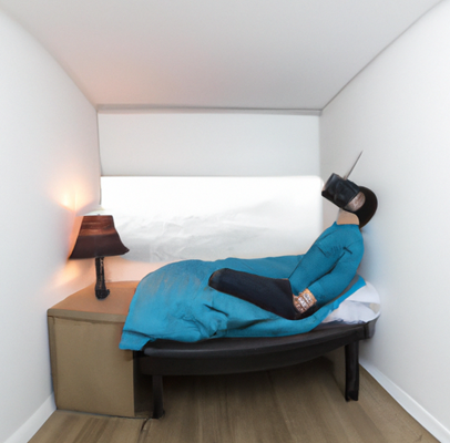 Kicking back in an AICB bedroom