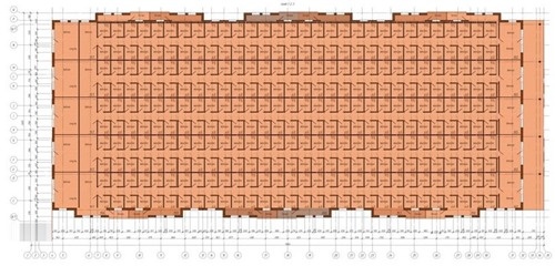 A typical AICB floorplate