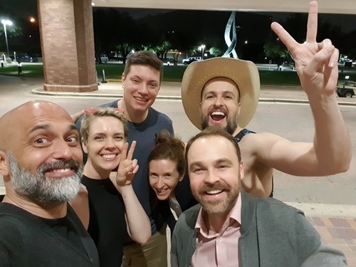 Back after a fun night