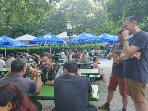 Fun and games in the English garden