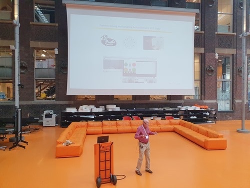 John Gero talking brain scanning