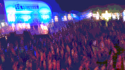 Paleo hyperlapse by night