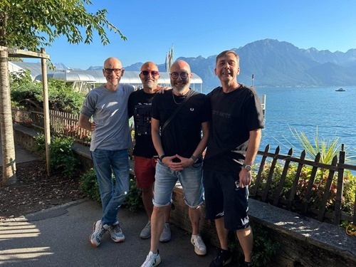 The boys in Montreux