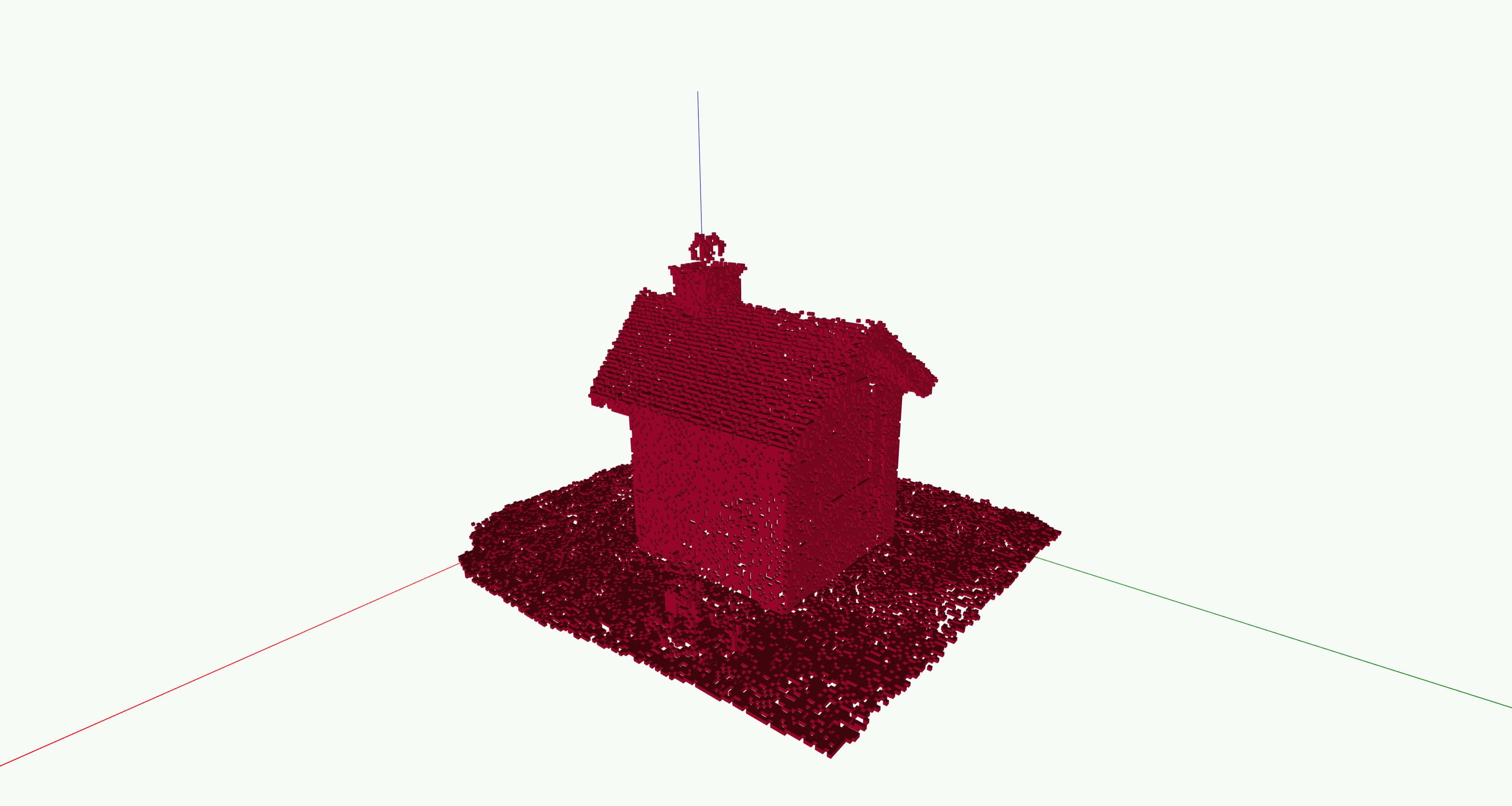 Point cloud with expansion