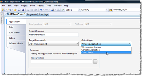  Making our project create a Class Library