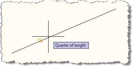 Custom quarter object snap