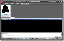 Custom ribbon panel inside AutoCAD 2009