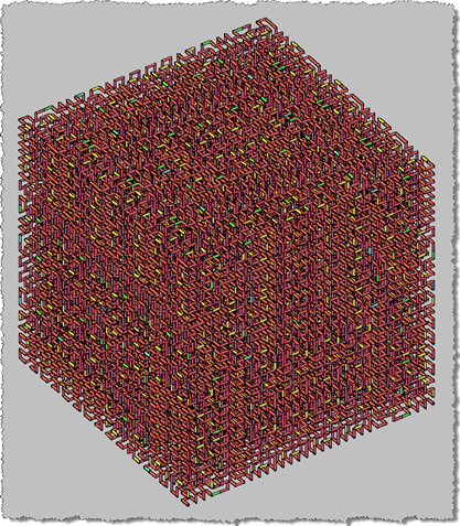 Hilbert Cube (Level 5) - Full, scary 3D