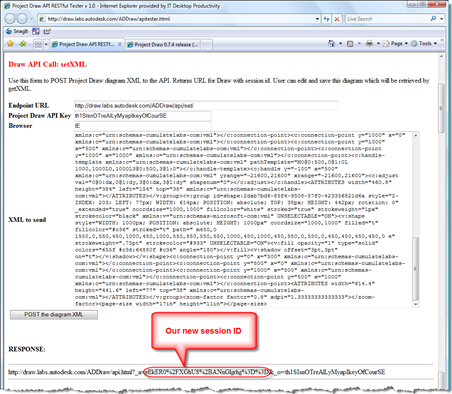 Project Draw - setXML