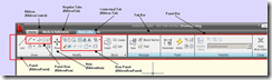 Ribbon layout